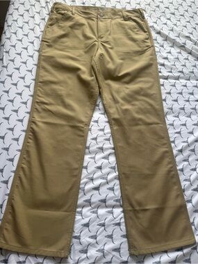 Carhartt Straight-Leg Women’s Pants in Khaki Tan